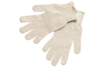Image of MCR Safety String Knit Work Gloves, 7 Gauge Regular Weight, Hemmed Cuff, Natural, Medium, 9500MM