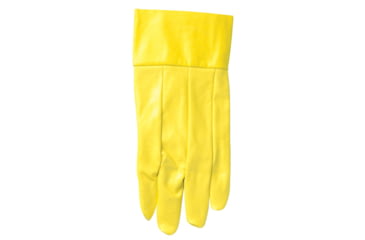 Image of MCR Safety Vinyl Laminated Work Gloves, Yellow Garden Style, Interlock Lined, 2in Band Top, Yellow, Large, 9880LY