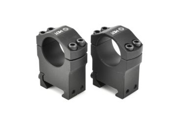 Image of MDT 1 inch Premier Scope Ring, 1.25 inch, High, Black, 103344-BLK