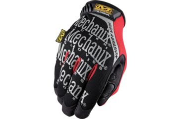 Image of Mechanix Wear The Original High Abrasion Working Gloves, Mens, Black/Red, Large MGP-08-010