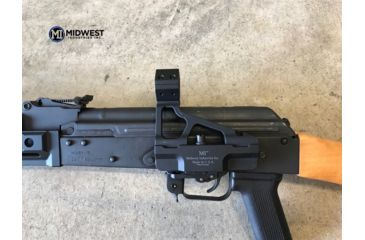 Image of Midwest Industries AK 47/74 Generation 2 30MM Red Dot Quick Detach Modular AK Scope Mount, Black, MWMI-AKSMG2-30MM