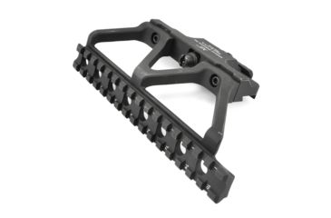 Image of Midwest Industries AK 47/74 Generation 2 Picatinny Rail Quick Detach Modular AK Scope Mount, Black, MWMI-AKSMG2-R