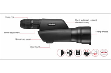 Image of Minox 12-40x MD 60 ZR Spotting Scope, 62229