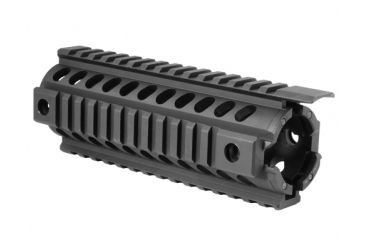 Image of Mission First Tactical Tekko Polymer AR15 Carbine 7in Drop In Integrated Rail System, Black, TP15IRS
