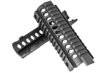 Image of Mission First Tactical Tekko Polymer AR15 Carbine 7in Drop In Integrated Rail System, Black, TP15IRS