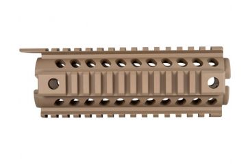 Image of Mission First Tactical Tekko Polymer AR15 Carbine 7in Drop In Integrated Rail System, Scorched Dark Earth, TP15IRS-SDE