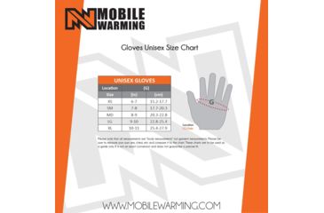 Image of Mobile Warming Workman Heated Glove, Black, 2XL, MWG19M07-01-06