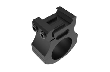 Image of Monstrum 1in Precision Picatinny Scope Rings w/Level Bubble, 1in, Black, SR-1LB-P100