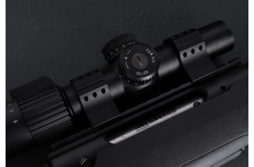 Image of Monstrum 30mm Precision Picatinny V2 Scope Rings .85 in, Black, .85 in, SR-3X-P085