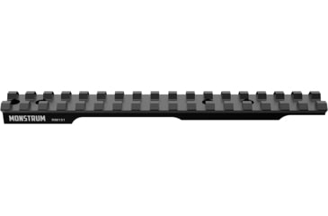 Image of Monstrum Remington 700 Short Action 17-Slot Picatinny Rail, 0 MOA, Black, RM151