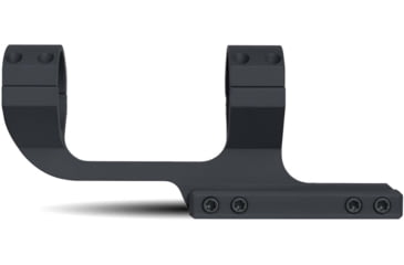 Image of Monstrum Slim Profile Series Offset Picatinny Scope Mount w/Integrated Level, 30 mm, Black, ZR301-L-B