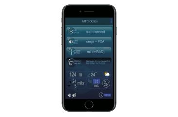 Image of MTC Optics Rapier Laser Rangefinder  w/ Bluetooth, Black RLR1000BT6X