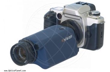 Image of N-Vision Aurora 2.3x Monocular Navy &amp; Camera