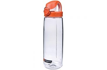 Image of Nalgene Otf Clear W/orange &amp; White Cap 5565-3024