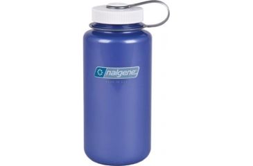 Image of Nalgene 32oz Wide Mouth Bottle, Lilac with White+Silver, 341835