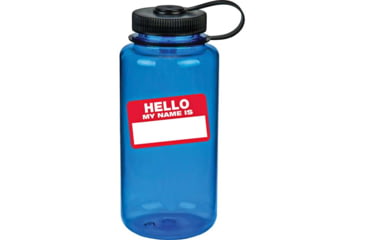 Image of Nalgene 32oz Wide Mouth Bottle, Blue Flow, 570087