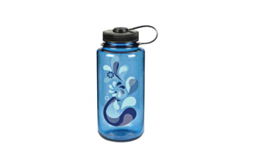 Image of Nalgene 32oz Wide Mouth Bottle, Blue Flow, 570087