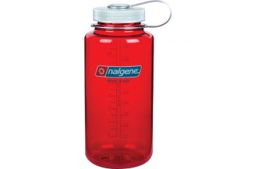 Image of Nalgene 32oz Wide Mouth Bottle, Outdoor Red, 341822