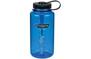 Image of Nalgene 32oz Wide Mouth Bottle, Blue, 341832