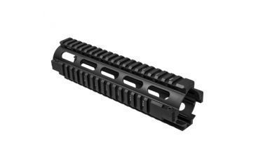 Image of NcSTAR AR-15/M4 Quad Rail Handguard, Black, Mid-Length MAR4M