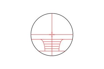 Image of NcSTAR Illuminated A.O. Rifle Scope - 10-40x50AOE Rangefinder / Green / Ring / Sunshade SEFR104050G Rifle Scope