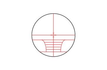 Image of NcSTAR Illuminated Compact Rifle Scope - 4x30E Ill. Rubber Rangefinder Scope / AR Mount SECRRAQ430R Rifle Scope