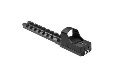 Image of Ncstar Moss 500/590 Shotgun Reciever Micro-Dot Base/Rail Mount/ With Green Micro-Dot Optic, BLACK MSHRMDMOSG