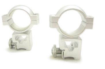 Image of NcSTAR Scope Ring - 1'' Ring-38'' Dovetail / Silver-high See Thru RS19