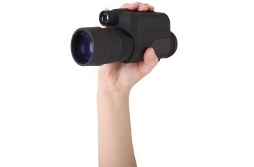 Image of OpticsPlanet Exclusive Refurbished, Firefield Nightfall 4x50 Night Vision Monocular, Black w/ Case FF24063