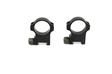 Image of NightForce Standard Duty Rifle Scope Ring Set, Black, 30mm,1.25in,High A418