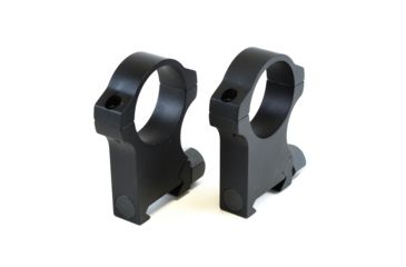 Image of NightForce Standard Duty Rifle Scope Ring Set,Black,30mm,1.5in,Extra High A419
