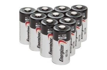 Image of Nightstick CR-123 Lithium Batteries,Black,Pack of 10 CR-123-10