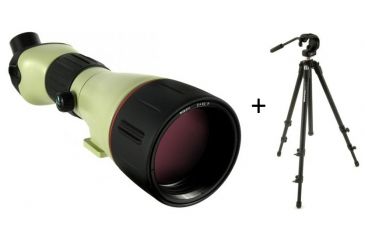 Image of Nikon Fieldscope 25-75x82mm Straight Body Spotting Scope, ED Glass w/Zoom Eyepiece 8332 w/ Manfrotto Bogen 055XDB, 128RC Tripod and Head Kit 128RC
