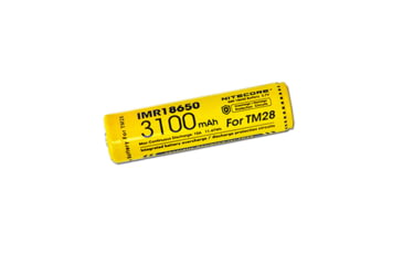 Image of Nitecore IMR18650 for TM28, Concept 1. 3100mAH, Protected, Yellow, 6952506492220