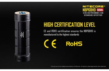 Image of Nitecore NBP68HD for TM Series, Compatible with TM28, Yellow, 6952506492206
