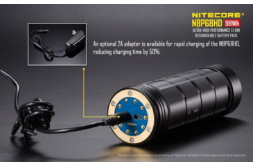 Image of Nitecore NBP68HD for TM Series, Compatible with TM28, Yellow, 6952506492206