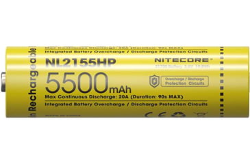 Image of Nitecore NL2155HP 5500mAh 21700 Rechargeable Battery