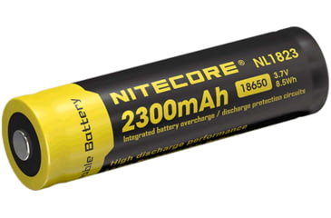 Image of Nitecore NL1823 2300mAh Rechargeable 18650 Battery, Yellow, 6952506491476
