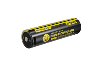 Image of Nitecore NL1836R 3600mAh USB-C Rechargeable 18650 Battery, Yellow, BAT-NITE-18650-NL1836R