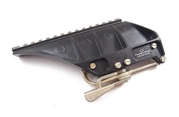 Image of NPZ AK Weaver Extra Low Centered Mount w/ 180 mm Rail, Black, AMNPZLM