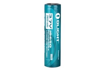 Image of Olight 18650 Rechargeable Lithium-Ion Battery - 2600mAh, Blue OLIGHT-18650-2600MAH-BOX
