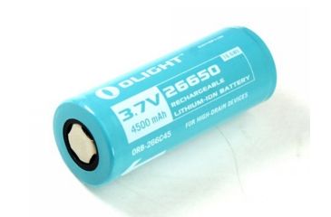 Image of Olight 26650 Protected Lithium Ion Battery for R50 and R50 Pro, Blue, ORB-266C45