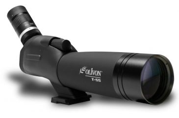 Image of Olivon T-55 Angled Spotting Scope, Black, Medium OLT55-US