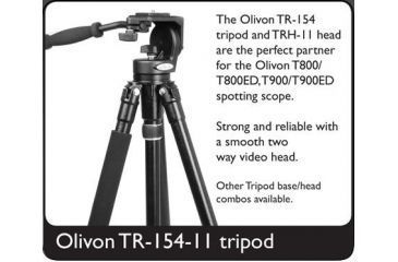 Image of Olivon T-900ED Angled Spotting Scope, Black, Medium OLT900ED-US