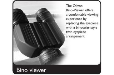 Image of Olivon T-900ED Angled Spotting Scope, Black, Medium OLT900ED-US