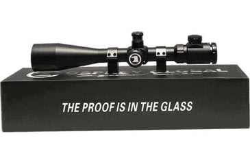 Image of Osprey Global 6-24x50mm Illuminated Tactical Rifle Scope, 30mm Tube, MilDot Reticle, Black, TA6-24x50MDG