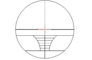 Image of Osprey Global 6-24x50mm Illuminated Tactical Rifle Scope, 30mm Tube, Rangefinder Reticle, Black, TA6-24x50IRF