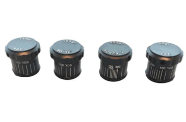 Image of Osprey Global BDC Elevation Turrets For Tactical Riflescopes, 30-06, 165 Grain, Black, TA30-06BDC