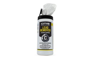 Image of Otis Technology Lead Cleaning Hand Wipes Canister, 40 Count, White/Yellow/Black, Small, FG-40C-LRW