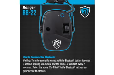 Image of Otis Technology Earshield Ranger Electronic Earmuff w/ Bluetooth